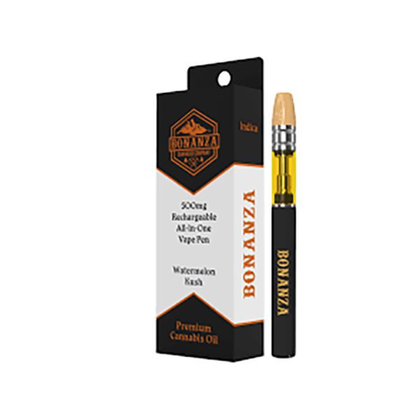 .5G WATERMELON KUSH 81.08% THC INDICA DISPOSABLE VAPE BONANZA
