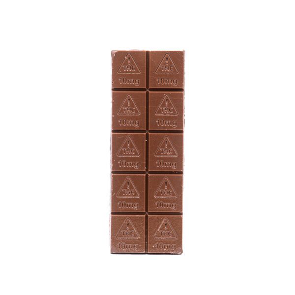1,000MG MILK CHOCOLATE BAR GREEN ROOSTER EDIBLES TSAA 10PCS - 10MG EACH PIECE!  - 1000MG MILK CHOCOLATE BAR